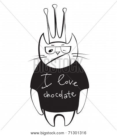 cat chocolate lover
