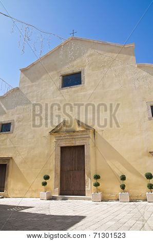 Mother Church of Genzano di Lucania. Italy.