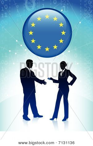 europäischen Union wirtschaftliche Business team