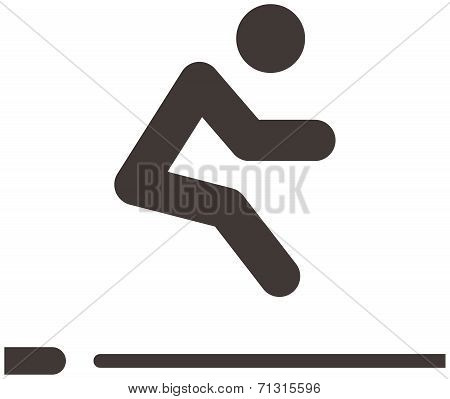 Long Jump Icon