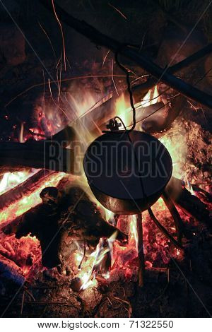 At the campfire