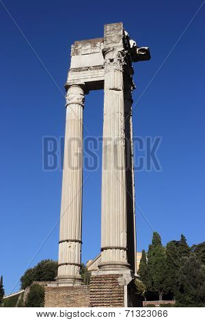 The Temple Of Apollo Sosianus In Rome, Italy