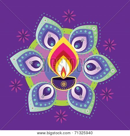 Diwali Candle Light