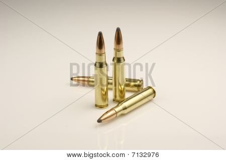 Høj strøm riffel ammunition