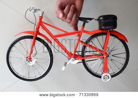 Little red bicycle