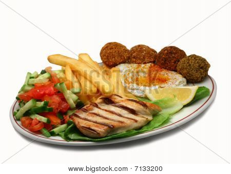 chicken breast plate