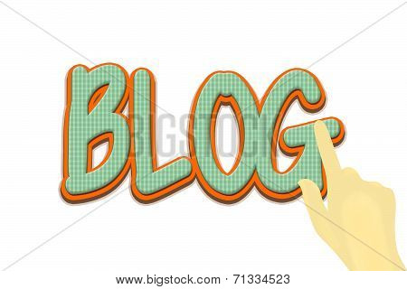 Social network tree Blog Symbol on a tablet pc Business growing