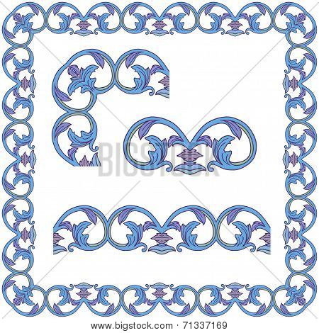 Vector Ornate Vintage Frame Border