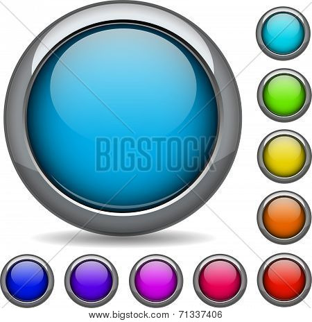 set of buttons signs