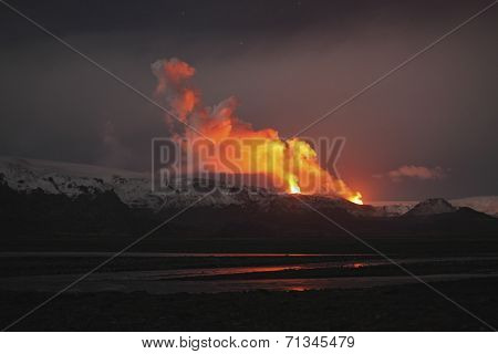 Volcanic eruption
