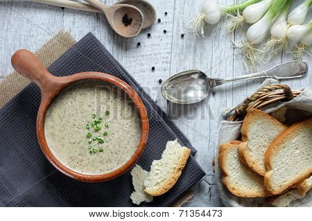 Mushroom creamy soup