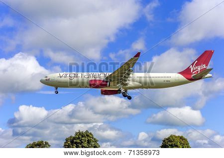 Virgin Atlantic Airbus
