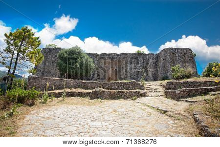 Entrance to the Ali Pasha`s fortress near Agia village, Anthousa Preveza, Greece.