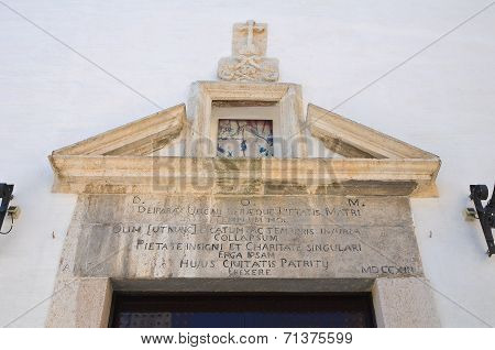 Church of St. Maria della Pieta. San Severo. Puglia. Italy.