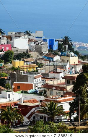 Typical Canarian Spanish House Building