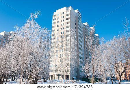 Winter In Moscow, Russia