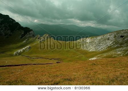 Rumunsko, hory kolem Sinaia