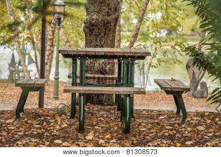 Empty Picnic Table