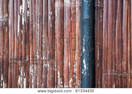 Bamboo Wall Background And Texture