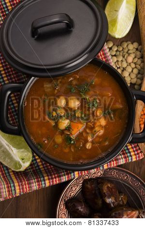 Moroccan Traditional Soup - Harira, The Traditional Berber Soup Of Morocco