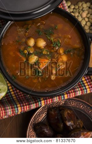 Moroccan Traditional Soup - Harira, The Traditional Berber Soup Of Morocco