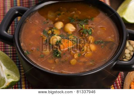 Moroccan Traditional Soup - Harira, The Traditional Berber Soup Of Morocco