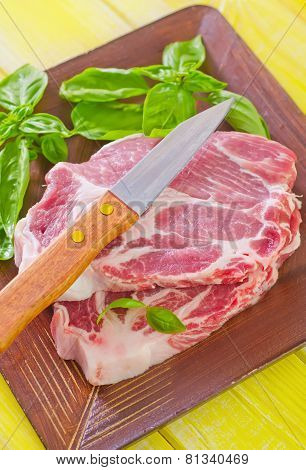 raw meat