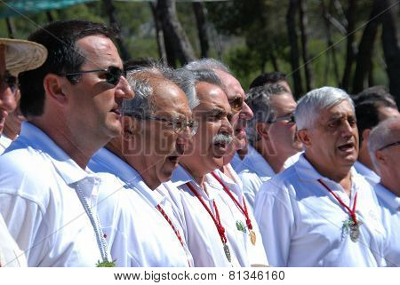 Spanish male voice choir, Marbella.