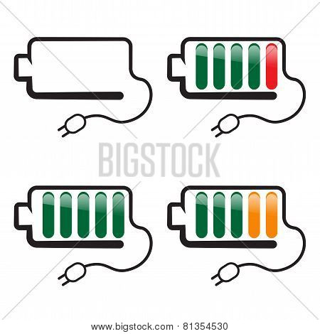 Battery With Charge Indicator