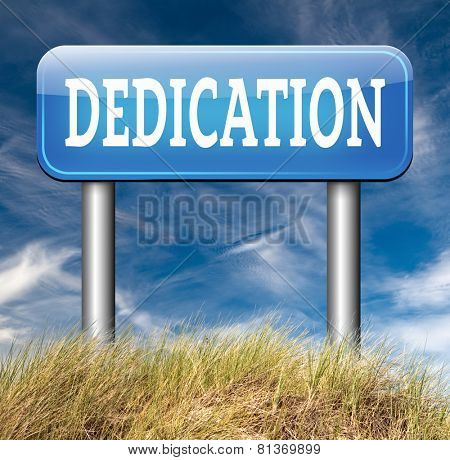 dedication motivation and attitude dedicate yourself motivate self for a job letter a talk or task yes we can think positive go for it road sign arrow
