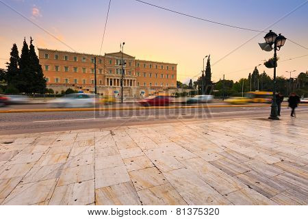Syntagma square, Athens.