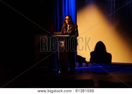 LOS ANGELES - JAN 28: Sheila E at the 30th Anniversary of 'We Are The World' at The GRAMMY Museum on January 28, 2015 in Los Angeles, California