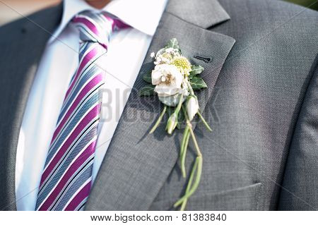 Man in gray suit