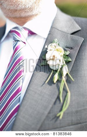 Man in gray suit