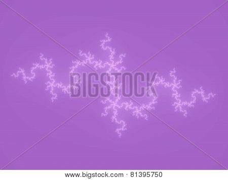 Purple fractal decorative background