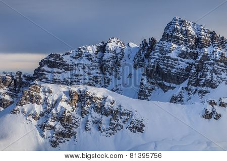 Winter Mountain Landscape In Austria