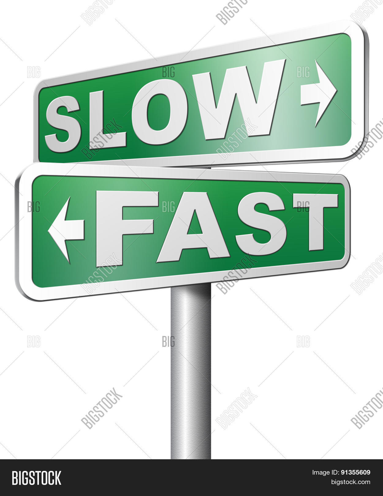 Fast Slow Pace, Lane Image & Photo (Free Trial) | Bigstock