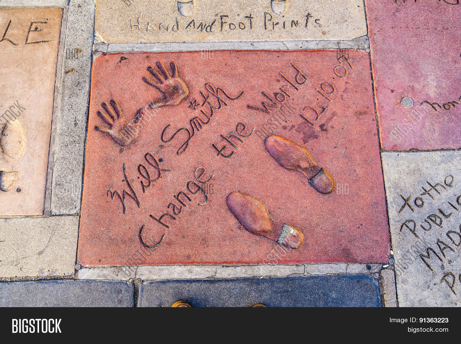 Handprints Hollywood Image & Photo (Free Trial) Bigstock