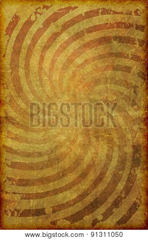 Grunge Vintage Swirl Pattern Poster Background