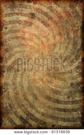 Grunge Vintage Paper Swirl Pattern Poster Background
