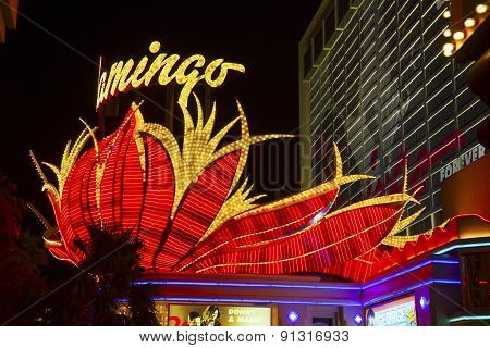 Flamingo Hotel Neon, Las Vegas, Nevada