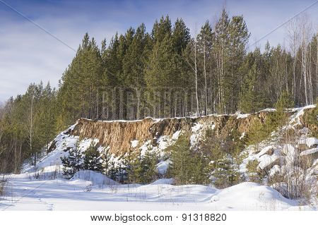 Winter landscape in the career of New Lens
