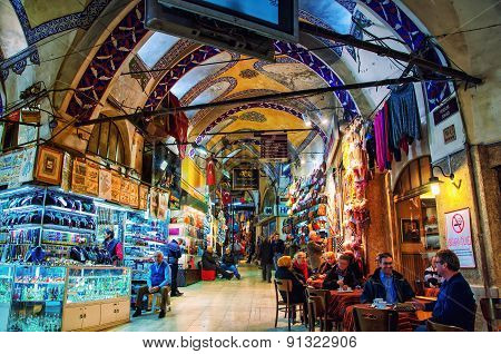 Grand Bazaar in Istanbul, Turkey