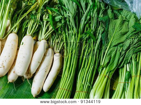 Vegetable for sell in food market