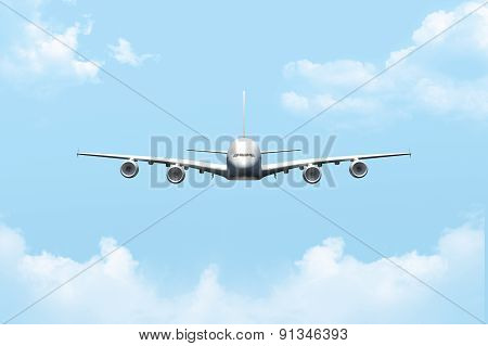 Passenger Air Plane Flying