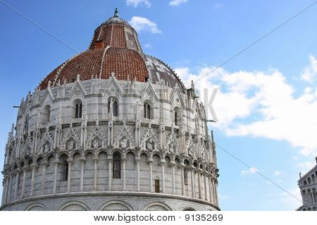 Baptistry Of St. John In Pisa, Italy