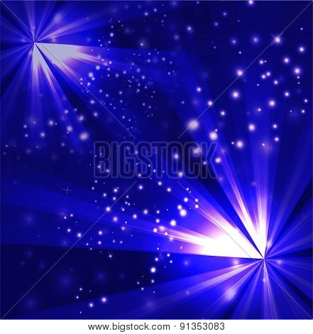 Two burst light blue Background