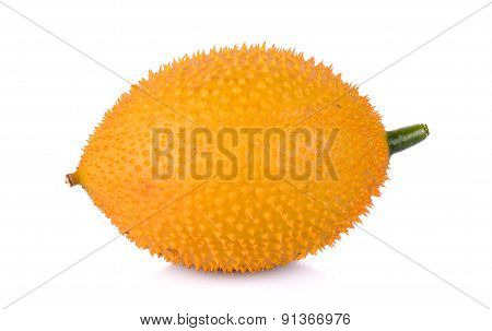 Gac Fruit Isolated On White Background