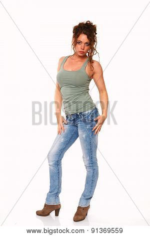 Curly Cool Woman Very Self