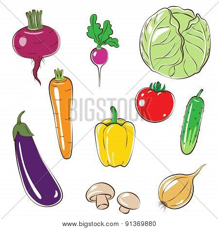 Vegetables Set